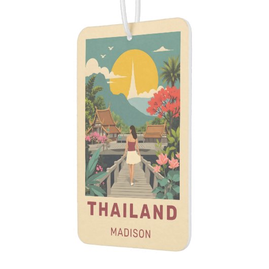 Aangepaste naam / tekst Thailand Luchtverfrisser (Links)