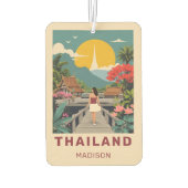 Aangepaste naam / tekst Thailand Luchtverfrisser (Achterkant)