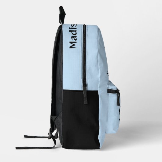 Aangepaste naam & tekst Vis Bedrukte Rugzak (Links)