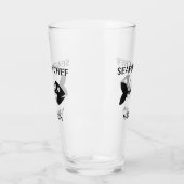 Aangepaste naam & tekst Vis Glas (Links)