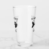 Aangepaste naam & tekst Vis Glas (Rechts)