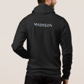 Aangepaste naam & tekst Vis Hoodie (Achterkant)