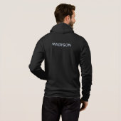 Aangepaste naam & tekst Vis Hoodie (Achterkant volledig)