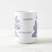 Aangepaste naam & tekst voor martial arts koffiemok (Center)