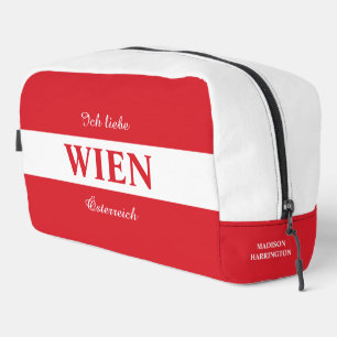 Aangepaste naam & tekst Wien - Wenen Toilettasje