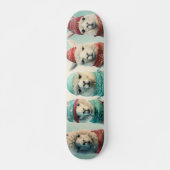 Aangepaste naam / tekst Winter Llama's Persoonlijk Skateboard (Voorkant)