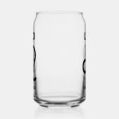 Aangepaste naam / tekst Zodiac Sign Leo Blikvorm Glas (Links)