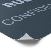 Aangepaste naam / tekst Zodiac Sign Leo Poster (Hoek)