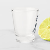 Aangepaste naam / tekst Zodiac Sign Leo Shot Glas (Links)