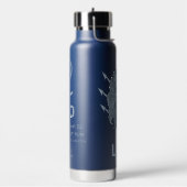 Aangepaste naam / tekst Zodiac Sign Leo Waterfles (Links)