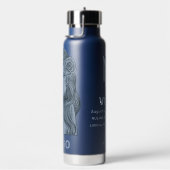 Aangepaste Naam / Tekst Zodiac Sign Maagd Waterfles (Rechts)