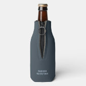 Aangepaste Naam / Tekst Zodiac Sign Waterman Flesjeskoeler (Fles Achterkant)