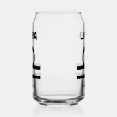 Aangepaste naam / tekst Zodiac Sign Weegschaal Blikvorm Glas (Links)