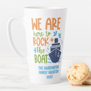 Aangepaste naam/tekstcruise latte mok