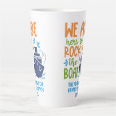 Aangepaste naam/tekstcruise latte mok (Voorkant)