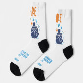 Aangepaste naam/tekstcruise sokken (Links)