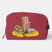 Aangepaste naam / tekstfilm buff toilettasje (Achterkant)