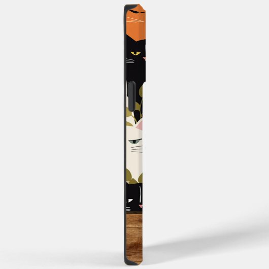 Aangepaste naam Telefoon Case katten (Achterkant / Rechts)