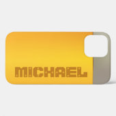 Aangepaste naam telefoonkwesties BIEER Case-Mate iPhone Case (Achterkant (horizontaal))