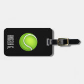 Aangepaste naam Tennis Bagagelabel (Voorkant horizontaal)