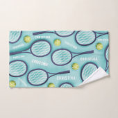 Aangepaste Naam Tennis Racket Handdoek (Handdoek)