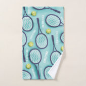 Aangepaste Naam Tennis Racket Handdoek (Handdoek)