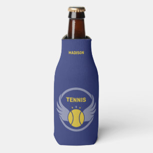 Aangepaste naam Tennisbal met vleugels Flesjeskoeler