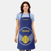 Aangepaste naam Tennisbal met vleugels Schort (Gedragen)