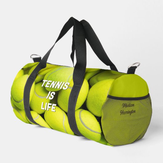 Aangepaste naam Tennisballen Plunjezak (Rechterhoek)