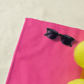 Aangepaste naam Tennisballen Strandlaken (In situ)