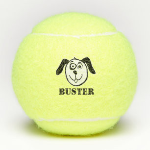 Aangepaste naam tennisballen voor nieuwe hond