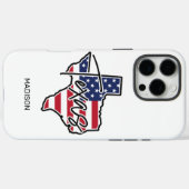 Aangepaste naam Texas Case-Mate iPhone Case (Achterkant (horizontaal))