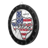 Aangepaste naam Texas Dartbord (Voorkant Rechts)