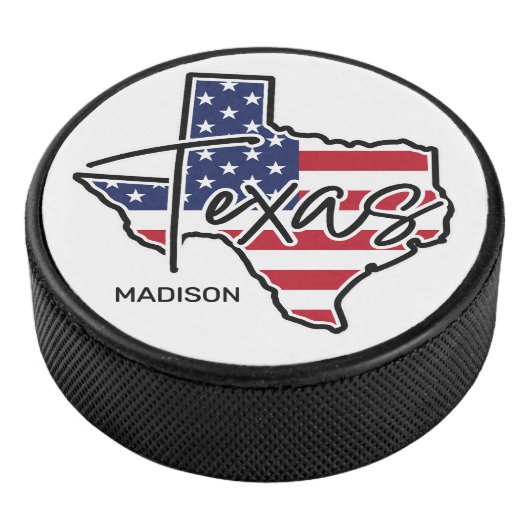 Aangepaste naam Texas Hockey Puck (3/4)