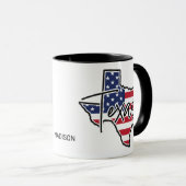 Aangepaste naam Texas Mok (Voorkant rechts)