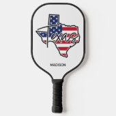 Aangepaste naam Texas Pickleball Paddle (Achterkant)