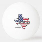 Aangepaste naam Texas Pingpongbal (Voorkant)