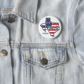 Aangepaste naam Texas Ronde Button 5,7 Cm (In situ)