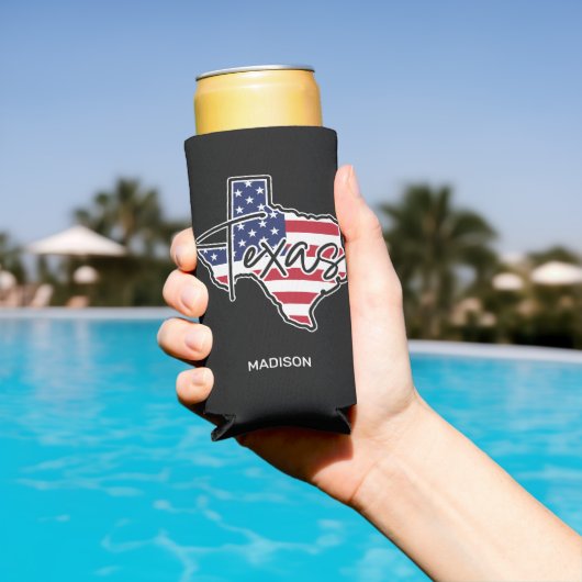 Aangepaste naam Texas Seltzer Blikjeskoeler (Insitu Zwembad)