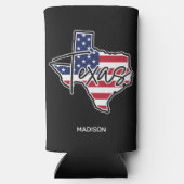 Aangepaste naam Texas Seltzer Blikjeskoeler (Achterkant)
