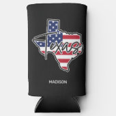 Aangepaste naam Texas Seltzer Blikjeskoeler (Voorkant)
