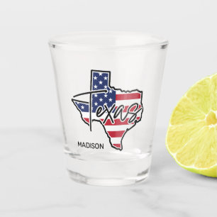 Aangepaste naam Texas Shot Glas