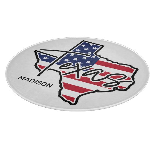 Aangepaste naam Texas Snijplank (Hoek)