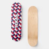 Aangepaste naam Texas State flag skateboard dek (Voorkant)