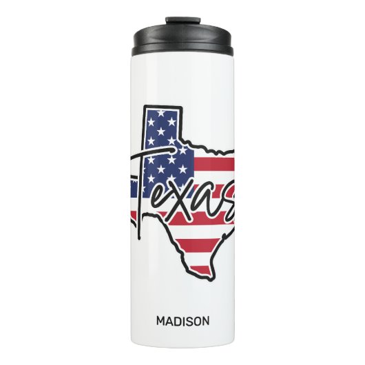 Aangepaste naam Texas Thermosbeker (Voorkant)