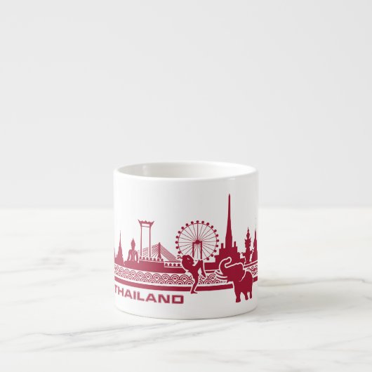 Aangepaste naam Thailand Espresso Kop (Voorkant)