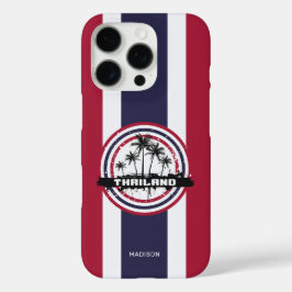 Aangepaste naam Thailand Kleuren iPhone 16 Pro Hoesje