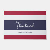Aangepaste naam Thailand Kleuren Deurmat (Voorkant)