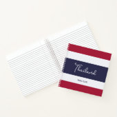Aangepaste naam Thailand Kleuren Notitieboek (Binnen)
