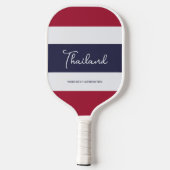 Aangepaste naam Thailand Kleuren Pickleball Paddle (Achterkant)
